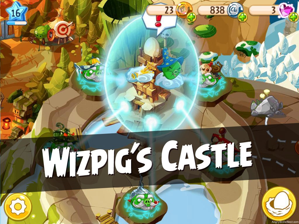 Angry Birds Epic Wizpig's Castle Walkthrough