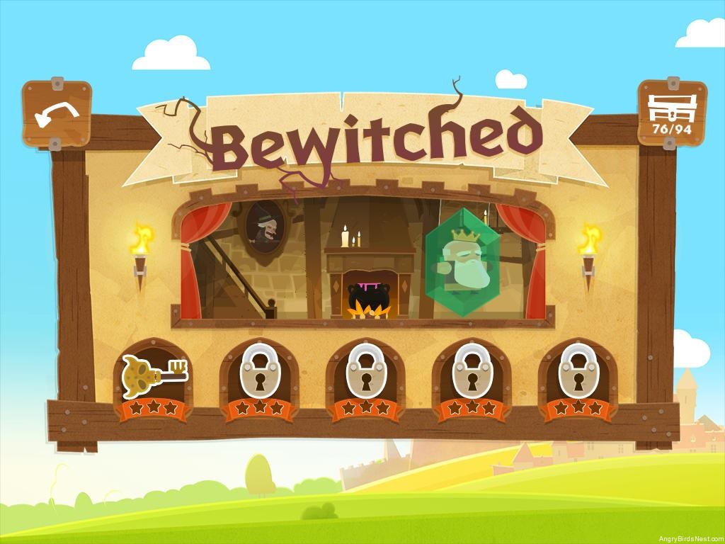Tiny Thief Bewitched Level Selection
