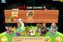 Angry Birds Epic Cure Cavern Level 4 Walkthrough | Chronicle Cave 4 | Endless Winter