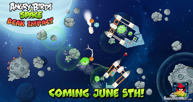 Angry Birds Space Beak Impact First Teaser Image