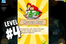 Angry Birds Epic Burning Plain Level 4 Walkthrough | Chronicle Cave 5 | Molten Mine