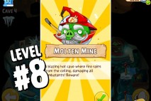 Angry Birds Epic Burning Plain Level 8 Walkthrough | Chronicle Cave 5 | Molten Mine