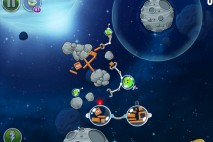Angry Birds Space Beak Impact Level 8-1 Walkthrough