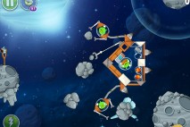 Angry Birds Space Beak Impact Level 8-6 Walkthrough