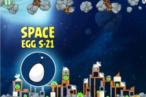 Angry Birds Space Beak Impact Bonus Level S-21 Walkthrough