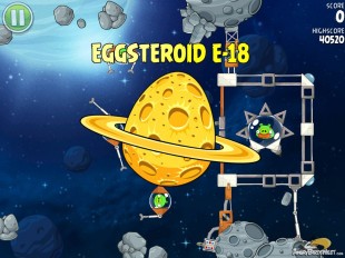 Angry Birds Space Golden Eggsteroid #18 (E-18) Walkthrough | OSIRIS-REx