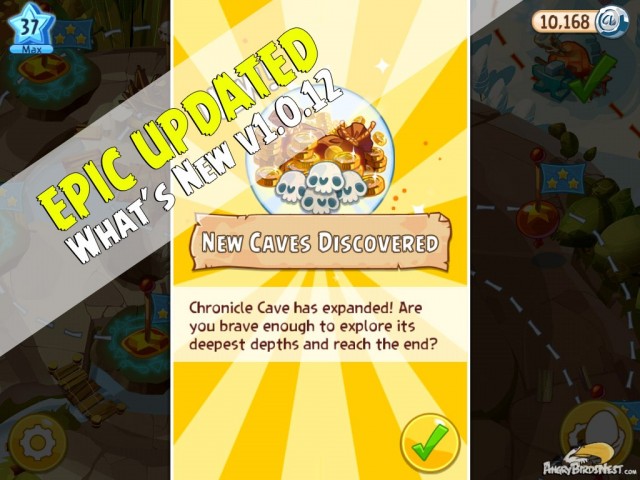 Angry Birds Epic v1.0.12 Caves 6 and 7 Added