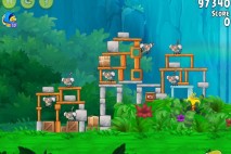 Angry Birds Rio Timber Tumble Walkthrough Level #3