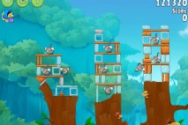 Angry Birds Rio Timber Tumble Walkthrough Level #4