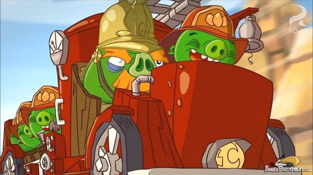 Angry Birds Toons Hog Roast Fire Truck