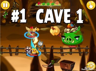 Angry Birds Epic Chronicle Cave 1 Shaking Hall Level 1 Walkthrough
