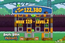 Angry Birds Friends Tournament Level 2 Week 119 Walkthroughs | August 25th 2014