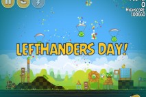 Angry Birds Seasons The Pig Days Level 1-5 Walkthrough | International Lefthanders Day