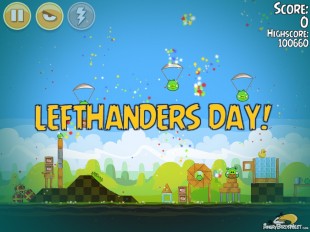 Angry Birds Seasons The Pig Days Level 1-5 Walkthrough | International Lefthanders Day