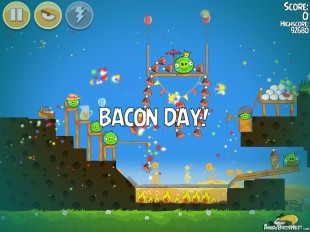 Angry Birds Seasons The Pig Days Level 1-7 Walkthrough | Bacon Day