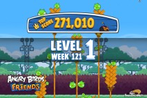 Angry Birds Friends Tournament Level 1 Week 121 Walkthroughs | September 8th 2014