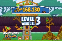 Angry Birds Friends Tournament Level 3 Week 121 Walkthroughs | September 8th 2014