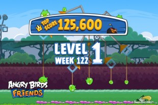 Angry Birds Friends Bouncy Tournament Level 1 Week 122 Walkthroughs | September 15th 2014