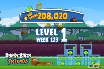 Angry Birds Friends Tournament Level 1 Week 123 Walkthroughs | September 22nd 2014