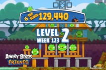 Angry Birds Friends Tournament Level 2 Week 123 Walkthroughs | September 22nd 2014