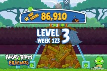 Angry Birds Friends Tournament Level 3 Week 123 Walkthroughs | September 22nd 2014