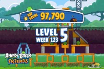 Angry Birds Friends Tournament Level 5 Week 123 Walkthroughs | September 22nd 2014