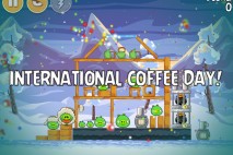 Angry Birds Seasons The Pig Days Level 1-13 Walkthrough | International Coffee Day