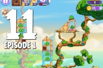 Angry Birds Stella Level 11 Episode 1 Walkthrough