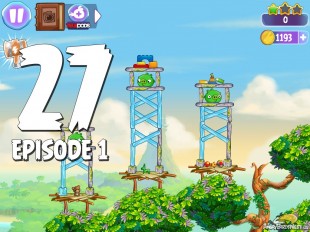 Angry Birds Stella Level 27 Episode 1 Walkthrough