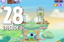 Angry Birds Stella Level 28 Episode 1 Walkthrough