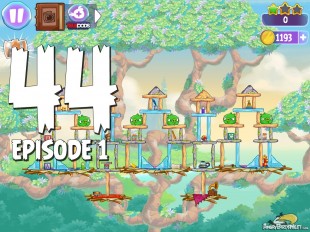 Angry Birds Stella Level 44 Episode 1 Walkthrough