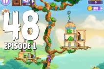 Angry Birds Stella Level 48 Episode 1 Walkthrough