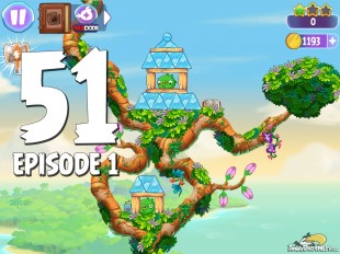 Angry Birds Stella Level 51 Episode 1 Walkthrough
