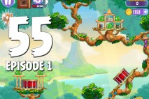 Angry Birds Stella Level 55 Episode 1 Walkthrough