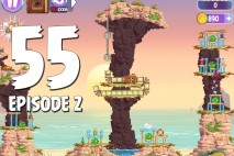 Angry Birds Stella Level 55 Episode 2 Walkthrough