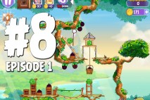 Angry Birds Stella Level 8 Episode 1 Walkthrough