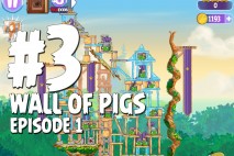 Angry Birds Stella Wall Of Pigs #3 Episode 1 Walkthrough