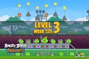 Angry Birds Friends PigMania Tournament Level 3 Week 125 Walkthroughs | October 6th 2014