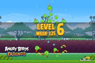 Angry Birds Friends PigMania Tournament Level 6 Week 125 Walkthroughs | October 6th 2014