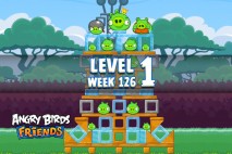 Angry Birds Friends Tournament Level 1 Week 126 Walkthrough | October 13th 2014
