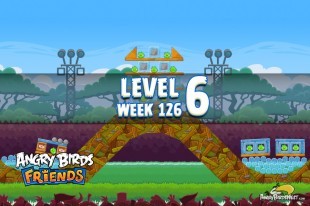 Angry Birds Friends Tournament Level 6 Week 126 Walkthrough | October 13th 2014