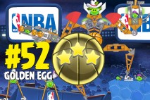 Angry Birds Seasons Ham Dunk Golden Egg #52 Walkthrough