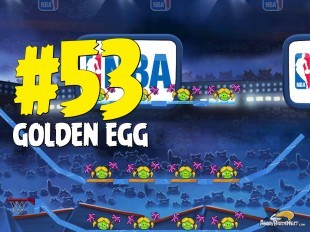 Angry Birds Seasons Ham Dunk Golden Egg #53 Walkthrough