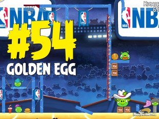 Angry Birds Seasons Ham Dunk Golden Egg #54 Walkthrough