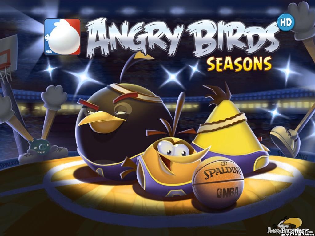 Angry Birds Seasons Ham Dunk Splash Screen