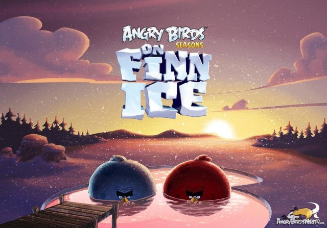 Angry Birds Seasons on Finn Ice Myster Update