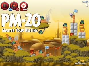 Angry Birds Star Wars 2 Master Your Destiny Level PM-20 Walkthrough
