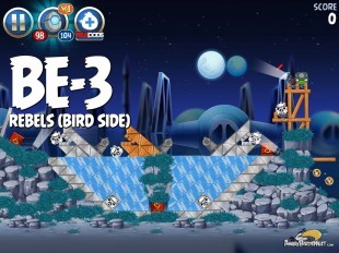 Angry Birds Star Wars 2 Rebels Level BE-3 Walkthrough