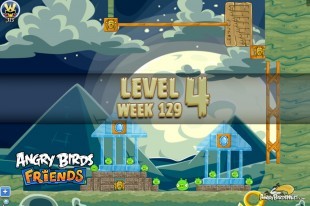 Angry Birds Friends Halloween Tournament Level 4 Week 129 Walkthrough | November 3rd 2014