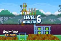 Angry Birds Friends Tournament Level 6 Week 130 Walkthrough | November 10th 2014
